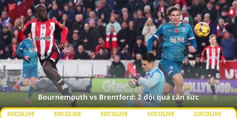 Bournemouth vs Brentford: 2 đội quá cân sức